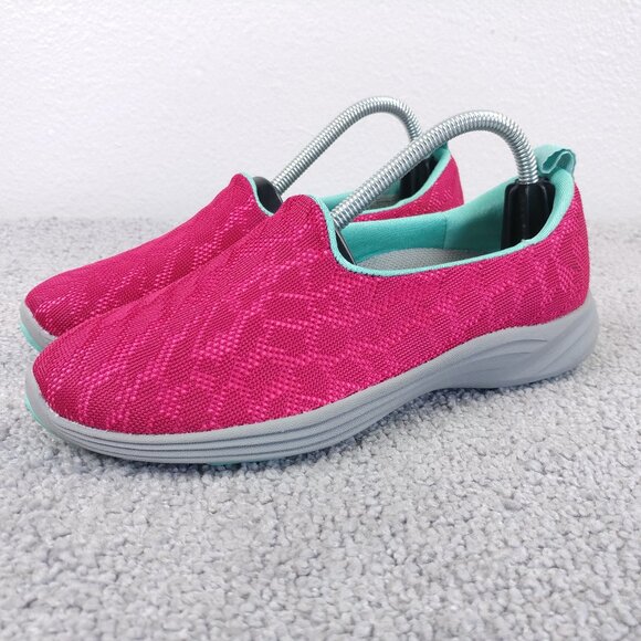 Vionic 331 Hydra Womens Size 5 Comfort Shoes Slip On Sneakers Pink Arch Support - Picture 1 of 9